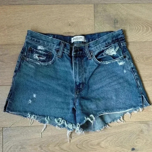 Abercrombie & Fitch Blue Jean Shorts - Picture 1 of 5